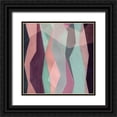 thumbnail image 1 of Popp, Grace 26x26 Black Ornate Wood Framed with Double Matting Museum Art Print Titled - Color Block Pattern III, 1 of 4