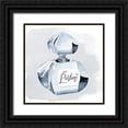 thumbnail image 1 of Popp, Grace 26x26 Black Ornate Wood Framed with Double Matting Museum Art Print Titled - Parfum on Grey IV, 1 of 4