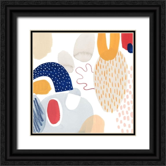 Popp, Grace 26x26 Black Ornate Wood Framed with Double Matting Museum Art Print Titled - Tropical Traffic I