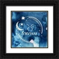 thumbnail image 1 of Popp, Grace 26x26 Black Ornate Wood Framed with Double Matting Museum Art Print Titled - Watercolor Astrology II, 1 of 4