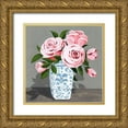 thumbnail image 1 of Popp, Grace 26x26 Gold Ornate Wood Framed with Double Matting Museum Art Print Titled - Autumnal Roses IV, 1 of 4