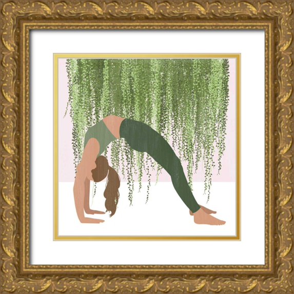 Popp, Grace 26x26 Gold Ornate Wood Framed with Double Matting Museum Art Print Titled - Namaste Home III