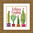 thumbnail image 1 of Popp, Grace 26x26 Gold Ornate Wood Framed with Double Matting Museum Art Print Titled - Navidad Tropical II, 1 of 4