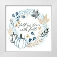 thumbnail image 1 of Popp, Grace 26x26 White Modern Wood Framed Museum Art Print Titled - Azure Autumn I, 1 of 4