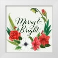thumbnail image 1 of Popp, Grace 26x26 White Modern Wood Framed Museum Art Print Titled - Christmas Flora Wreath II, 1 of 4