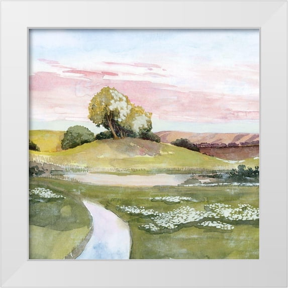 Popp, Grace 26x26 White Modern Wood Framed Museum Art Print Titled - Eastern Light I