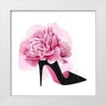 thumbnail image 1 of Popp, Grace 26x26 White Modern Wood Framed Museum Art Print Titled - Flower Heel II, 1 of 4