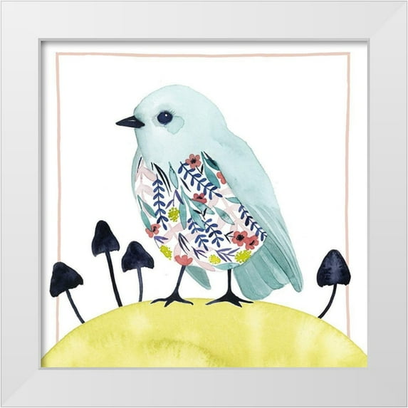 Popp, Grace 26x26 White Modern Wood Framed Museum Art Print Titled - Friends of Clementine IV