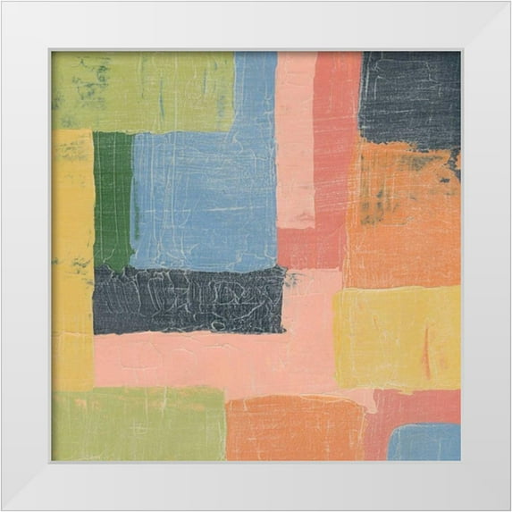 Popp, Grace 26x26 White Modern Wood Framed Museum Art Print Titled - Light Refractions I