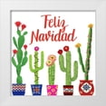 thumbnail image 1 of Popp, Grace 26x26 White Modern Wood Framed Museum Art Print Titled - Navidad Tropical I, 1 of 4