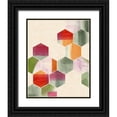 thumbnail image 1 of Popp, Grace 26x32 Black Ornate Wood Framed with Double Matting Museum Art Print Titled - Color Pop Honeycomb II, 1 of 4