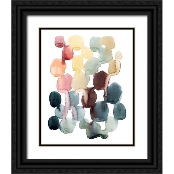 Popp, Grace 26x32 Black Ornate Wood Framed with Double Matting Museum Art Print Titled - Desert Stones II