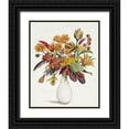 thumbnail image 1 of Popp, Grace 26x32 Black Ornate Wood Framed with Double Matting Museum Art Print Titled - End of Season Bouquet I, 1 of 4