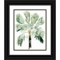 thumbnail image 1 of Popp, Grace 26x32 Black Ornate Wood Framed with Double Matting Museum Art Print Titled - Watercolor Palm of the Tropics I, 1 of 4