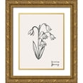 thumbnail image 1 of Popp, Grace 26x32 Gold Ornate Wood Framed with Double Matting Museum Art Print Titled - Annual Flowers I, 1 of 4