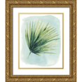 thumbnail image 1 of Popp, Grace 26x32 Gold Ornate Wood Framed with Double Matting Museum Art Print Titled - Paradise Palm Leaves II, 1 of 4