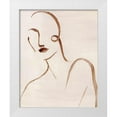 thumbnail image 1 of Popp, Grace 26x32 White Modern Wood Framed Museum Art Print Titled - Femme Sketch I, 1 of 4