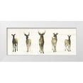 thumbnail image 1 of Popp, Grace 32x15 White Modern Wood Framed Museum Art Print Titled - Deer Herd I, 1 of 4