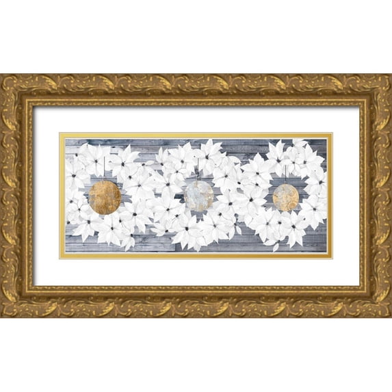 Popp, Grace 32x16 Gold Ornate Wood Framed with Double Matting Museum Art Print Titled - Sophisticated Christmas Collection H
