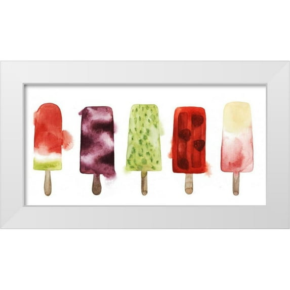 Popp, Grace 32x18 White Modern Wood Framed Museum Art Print Titled - Chill Out II