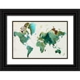 thumbnail image 1 of Popp, Grace 32x23 Black Ornate Wood Framed with Double Matting Museum Art Print Titled - Inky World, 1 of 4