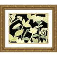 thumbnail image 1 of Popp, Grace 32x25 Gold Ornate Wood Framed with Double Matting Museum Art Print Titled - White Night Flowers I, 1 of 4