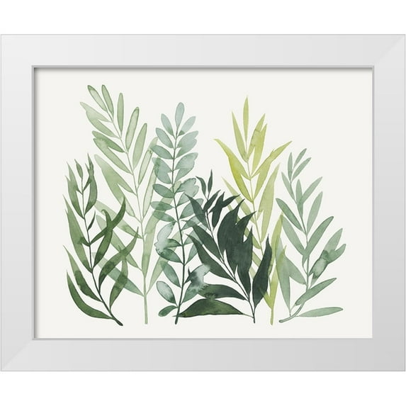 Popp, Grace 32x26 White Modern Wood Framed Museum Art Print Titled - Vert Volunteers II