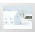 thumbnail image 1 of Popp, Grace 32x26 White Modern Wood Framed Museum Art Print Titled - Whiteout Farm I, 1 of 4