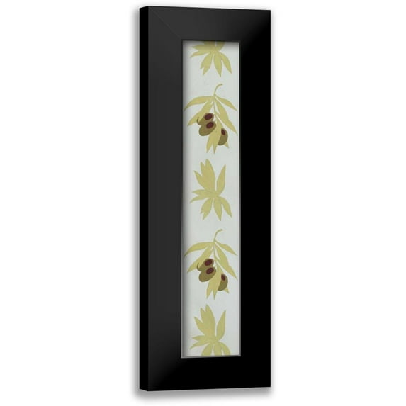 Popp, Grace 7x18 Black Modern Framed Museum Art Print Titled - Mediterranean Olive Oil Collection D