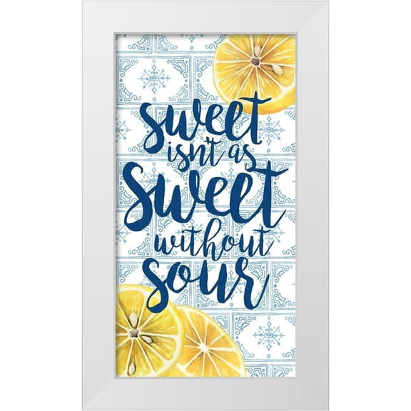 Popp, Grace 9x14 White Modern Wood Framed Museum Art Print Titled - Citrus Sayings Collection B