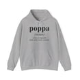 thumbnail image 1 of Poppa Dad Fathers Day Definition Hoodie, Gifts, Hooded Sweatshirt, 1 of 4