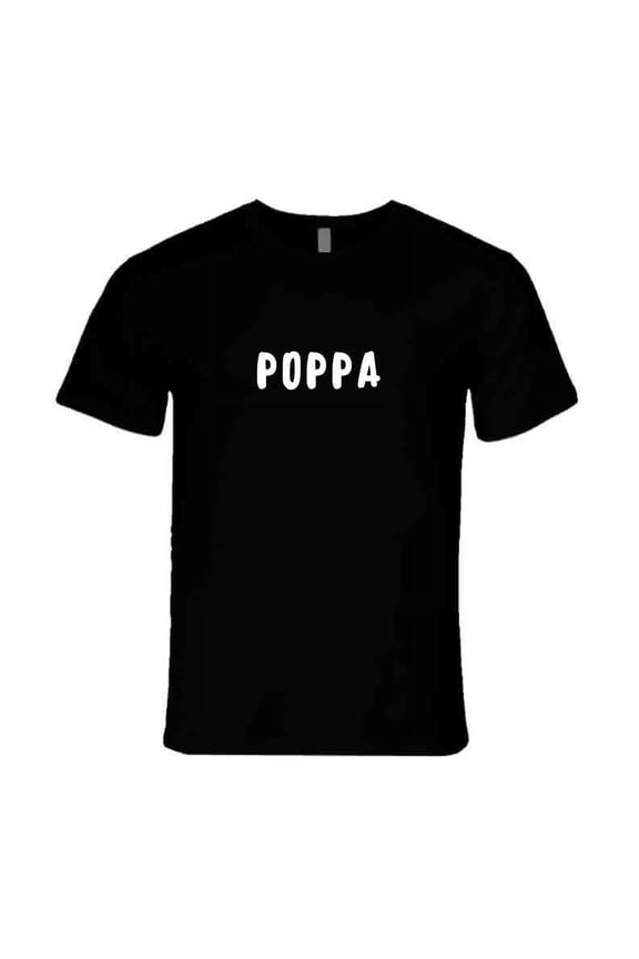 Poppa Statement T-Shirt - Black/White - Men's