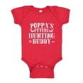 thumbnail image 1 of Poppa's Future Hunting Buddy Baby Bodysuit One Piece 6 mo Red, 1 of 3