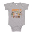 thumbnail image 1 of Poppa's Future Hunting Buddy Baby Bodysuit One Piece NB Athletic Heather, 1 of 3