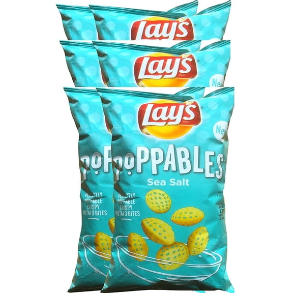 Poppables Sea Salt Perfectly Poppable Crispy Potato Bites Net Wt 5 Oz (6)