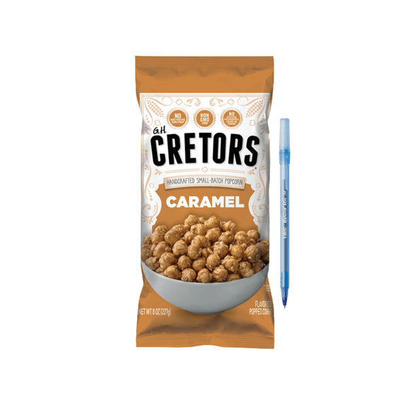 Popped Corn Caramel 8 oz