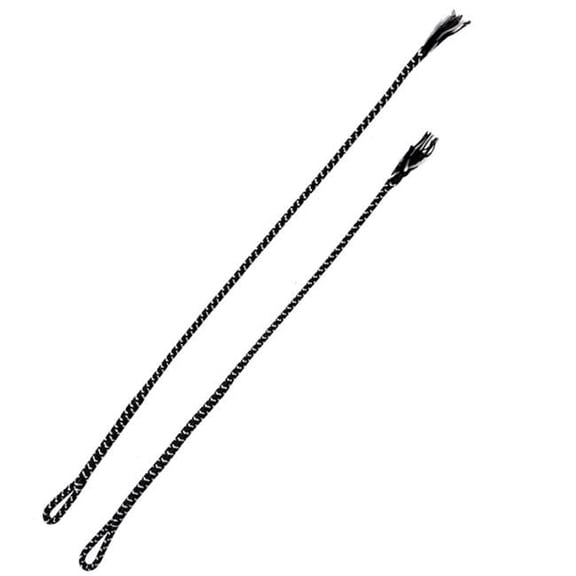 Popper Snapper for Whip, Black & White - 12 in.