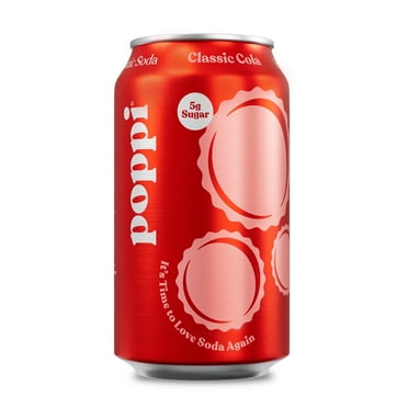 Poppi Prebiotic Soda, Cranberry Fizz, 12 fl oz Can - Walmart.com