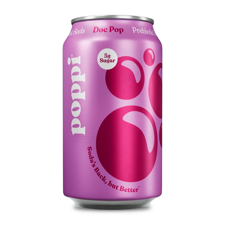 Poppi Prebiotic Soda with Fresh Fruit, 12 Fl Oz Can - Walmart.com