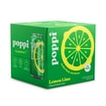 thumbnail image 1 of Poppi Lemon Lime Prebiotic Soda, 12 oz, 4 Pack Cans, 1 of 6