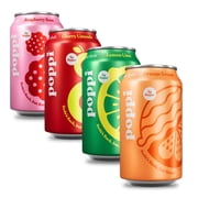 (12 pack) Poppi Prebiotic Soda, Trend Setters Variety Pack, 12 oz, 12 Pack Cans