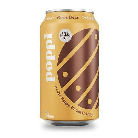 Poppi Root Beer Prebiotic Soda 12pk, 12 FZ