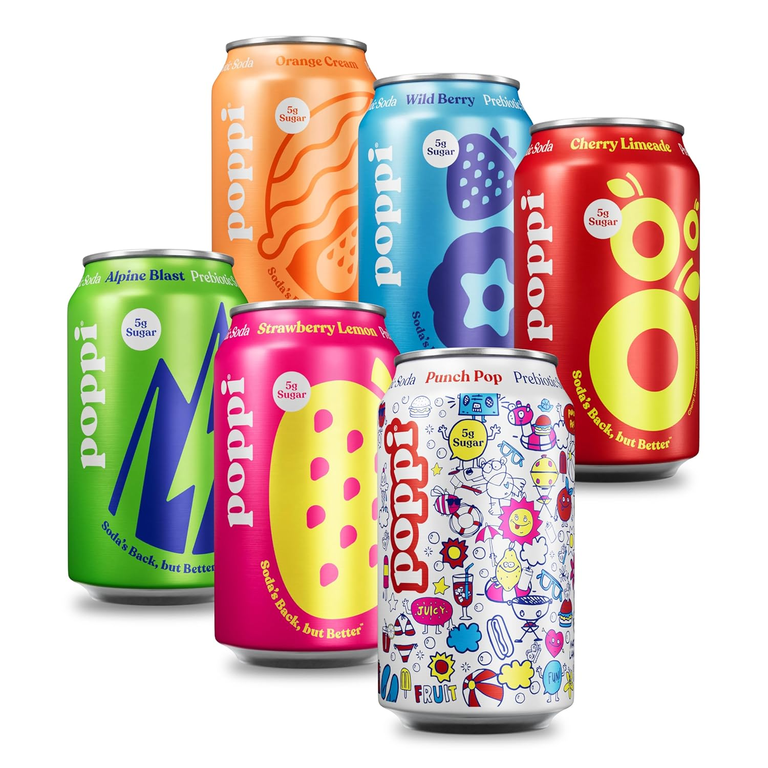 Poppi Sparkling Prebiotic Soda Variety Pack 12 Fl Oz Pack Of 12 Poppi Sparkling Prebiotic Soda Variety Pack 12 Fl Oz Pack Of 12