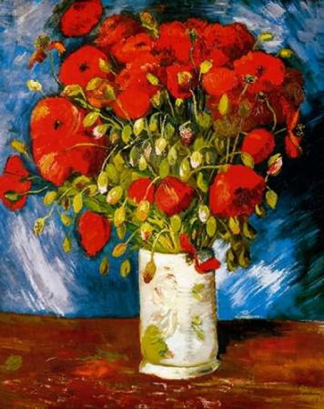 Poppies 1886 Canvas Art - Vincent Van Gogh (22 x 28)