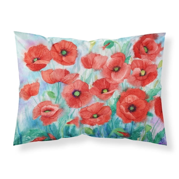Poppies Fabric Standard Pillowcase