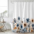 thumbnail image 1 of Poppies Floral Waterproof Fabric Shower Curtain,Spring Botanical Flowers Summer Waterproof Fabric Shower Curtain for Bathroom Curtains Bathtubs Hotel Shower Curtains with 12 Hooks Extra Long 72x96, 1 of 8