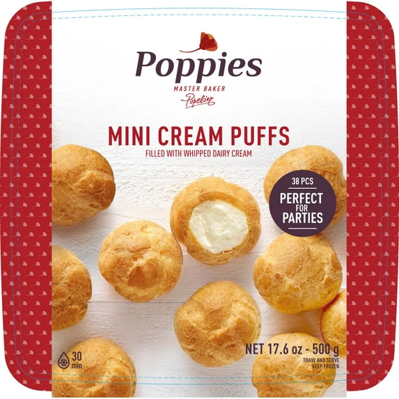 Poppies Mini Cream Puffs 17.6oz