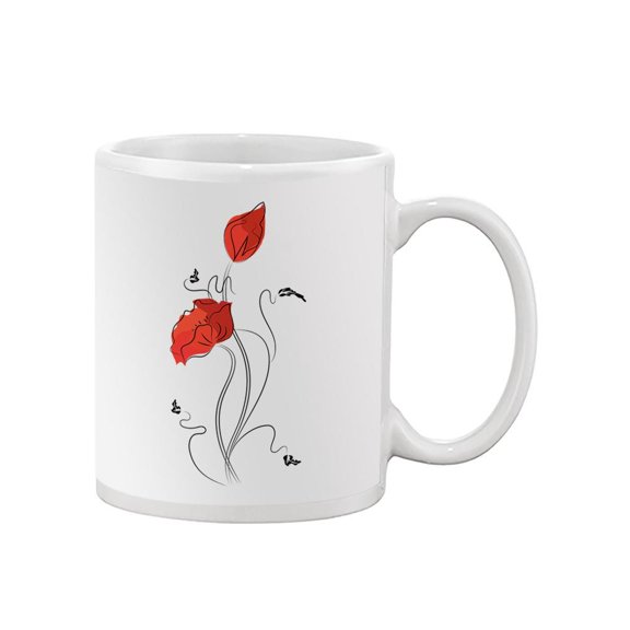 Poppies Mug - SPIdeals Designs,