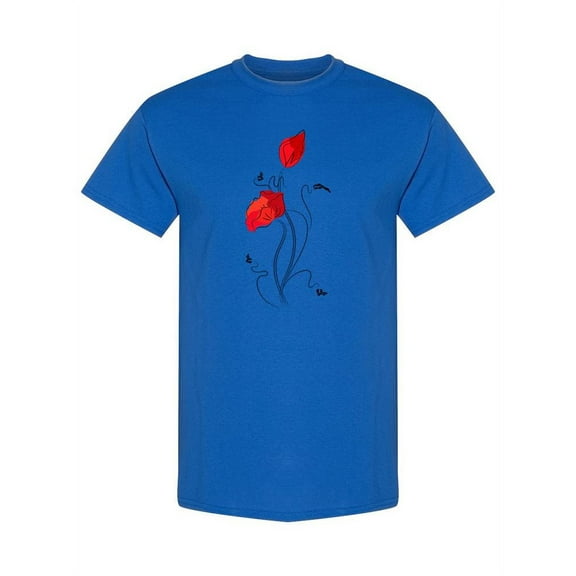 Poppies T-Shirt Women -SPIdeals Designs, Female Large