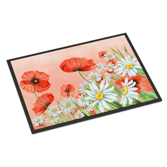 Poppies and Chamomiles Doormat 24x36